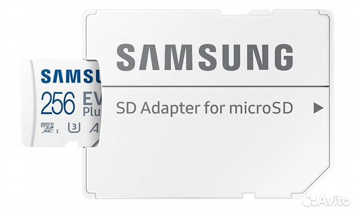 Карта памяти Samsung microsdxc 256Gb+SD EVO+ U3+