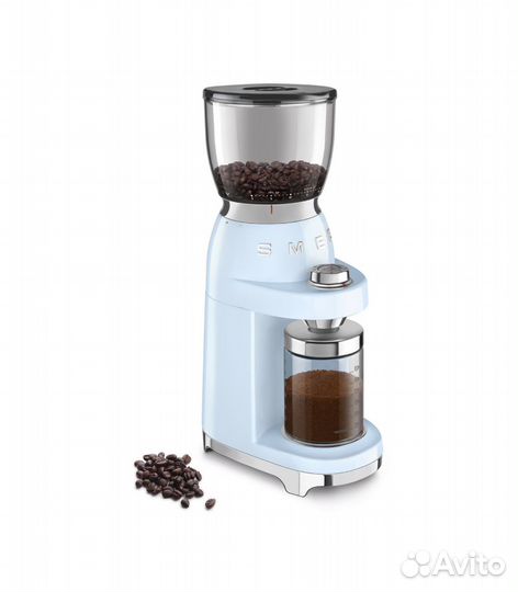 Кофемолка Smeg CGF01 голубой