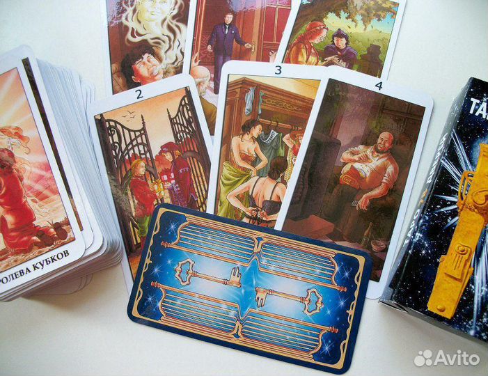 Таро 78 Дверей (карты 2вида, книга и мешочек)