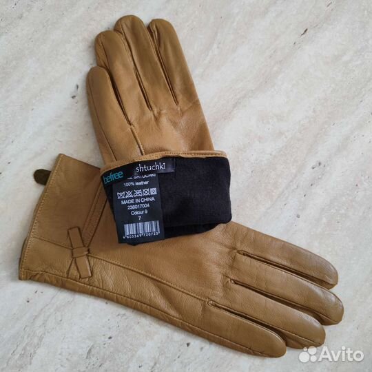 Перчатки новые кожа