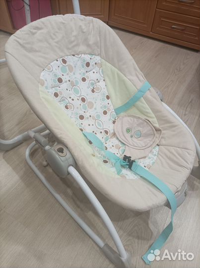 Детские электронные качели шезлонг