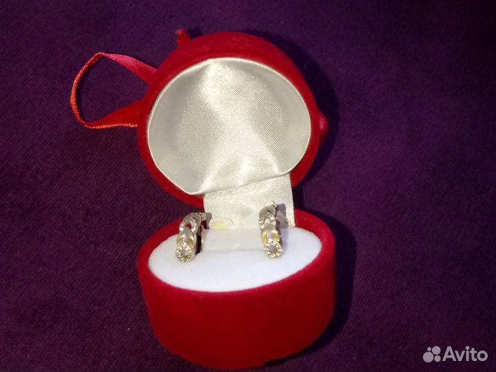 Продам серёжки серебряные и позолоченные