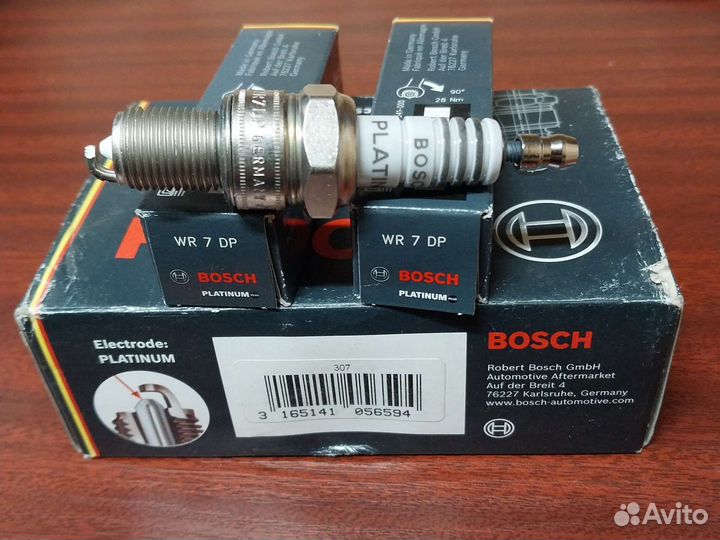 Свечи зажигания bosch platinum WR 7 DP