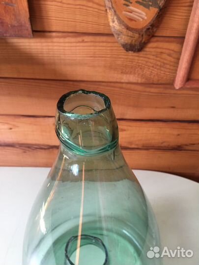 Старинная бутыль Малек для ловли рыбы