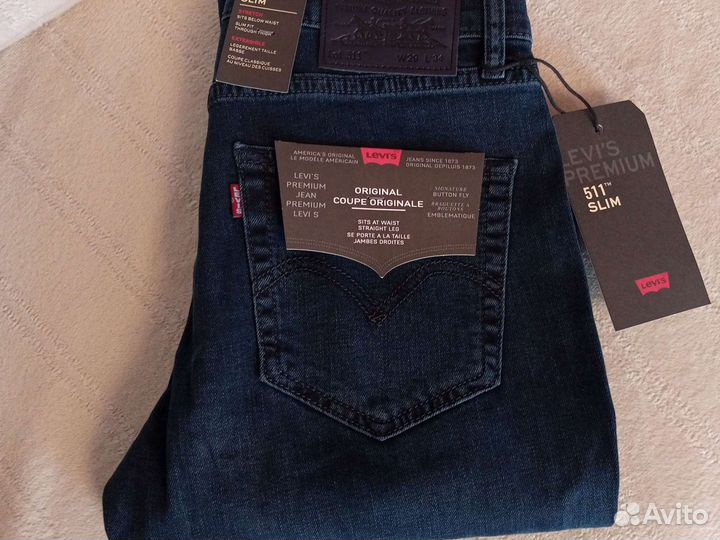 Джинсы летние мужские levis 511