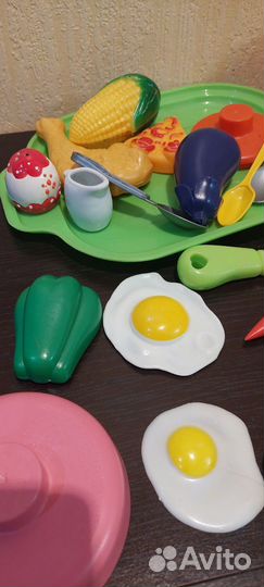 Посуда детская игрушки касса