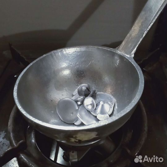 Ковш алюминиевый для свинца (сургуч, воск)
