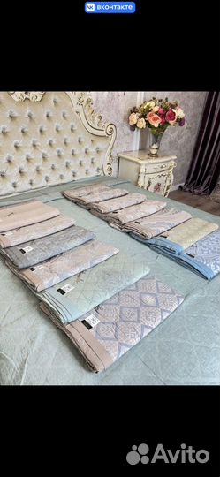 Хлопковое покрывало плед 150-200 200-230