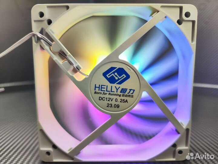 Вентилятор 120 mm Helly Born Fan Rgb - White