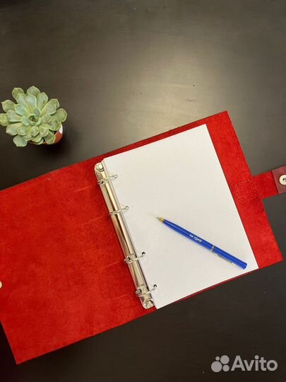 Кожаный ежедневник ручной работы