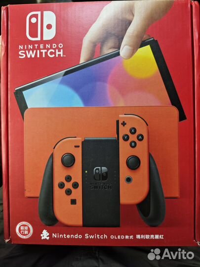 Nintendo switch oled mario edition новая