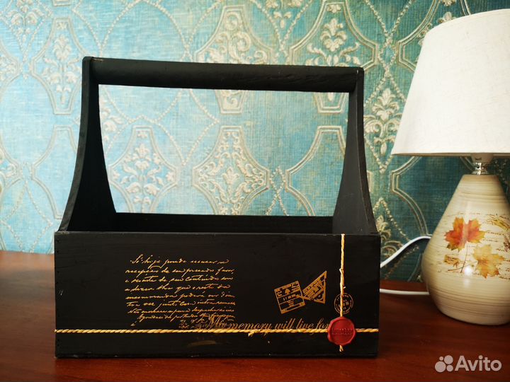 Ящик деревянный подарочный