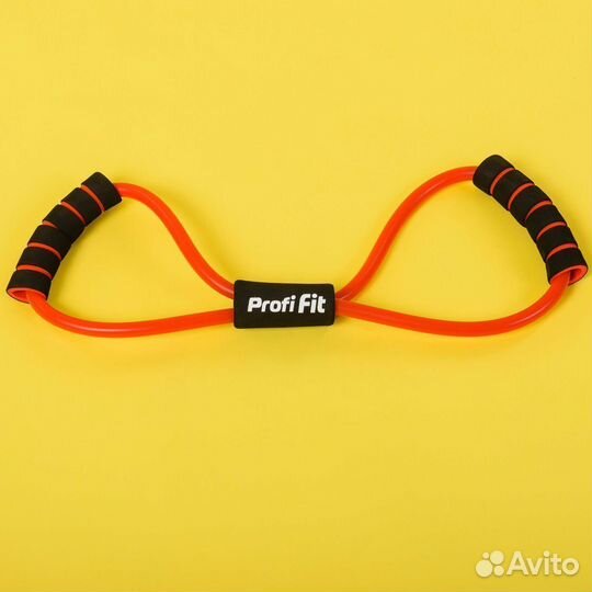 Эспандер трубчатый восьмерка, красный