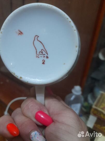 Чашка с блюдцем Дулево