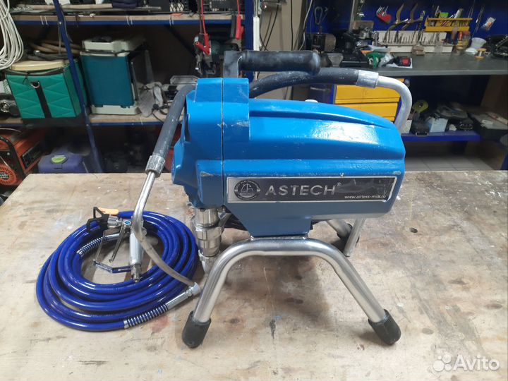 Безвоздушный краскопульт