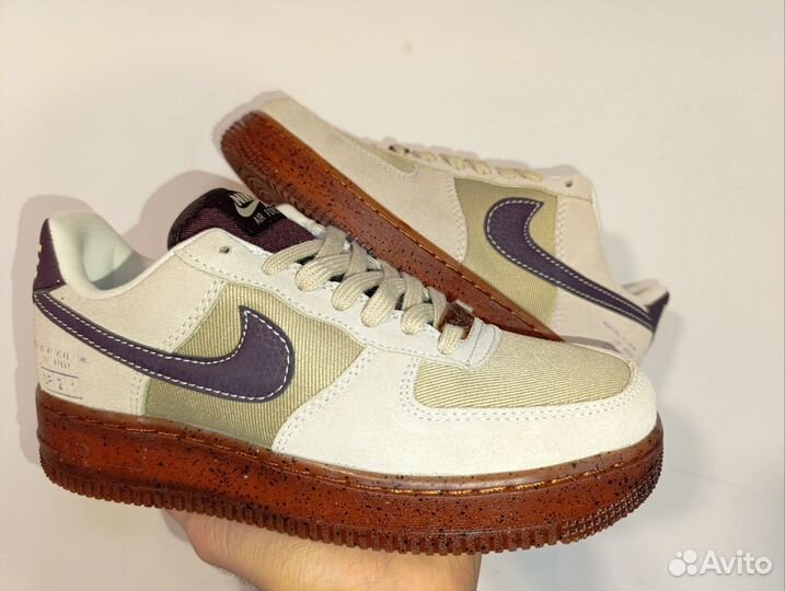 Кроссовки Nike Air Force 1 Low Coffee