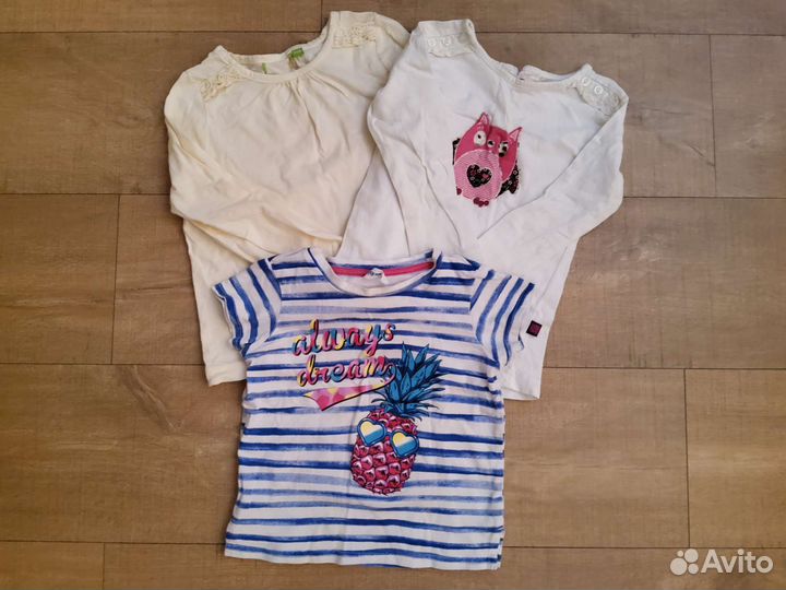 Детские вещи пакетом для девочек от 2 лет