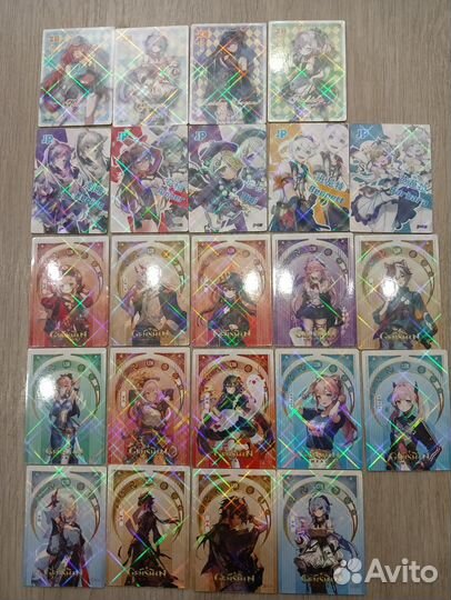 Коллекционные карточки Genshin Impact