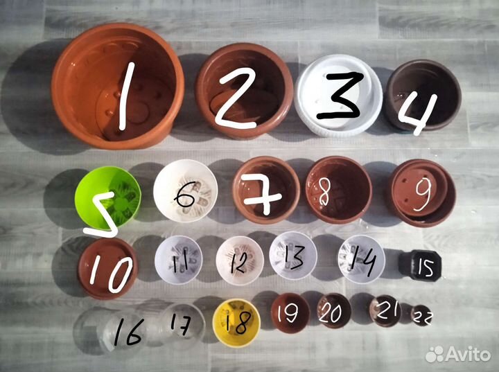 Горшки для цветов