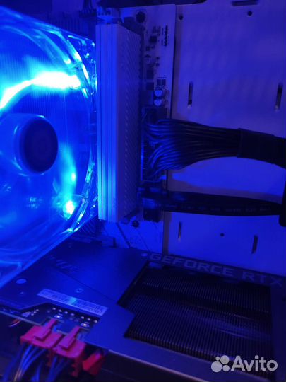 Белый игровой пк i3 12100f rtx 3060 aorus elite