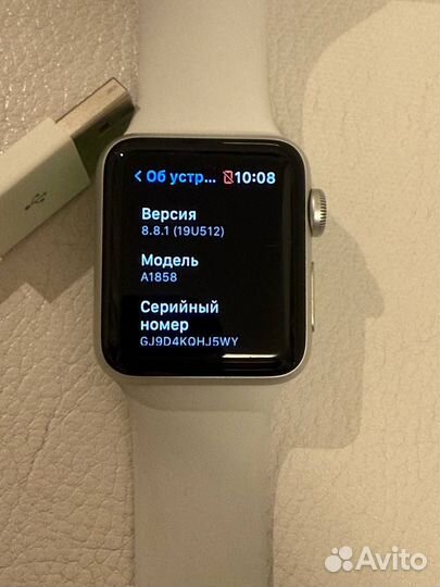 Часы apple watch 3 38 mm в хорошем состоянии
