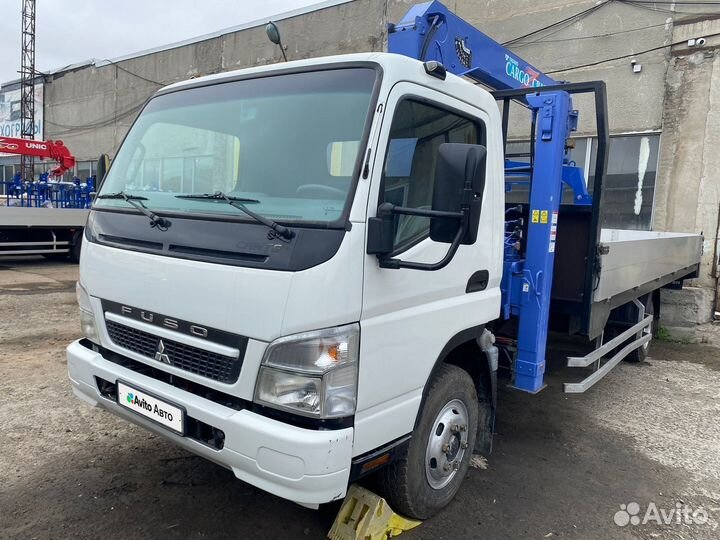 Бортовой грузовик Mitsubishi Fuso Canter с КМУ Tadano, 2011