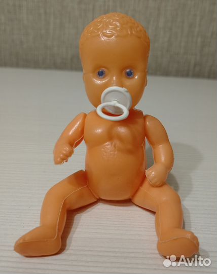 Кукла - пупс с соской, пластмасс СССР