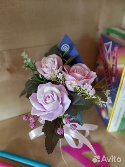 Букет из мыла на день учителя