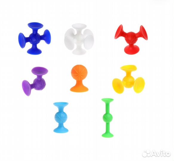 Прилипалы. Строительные блоки. Монтессори