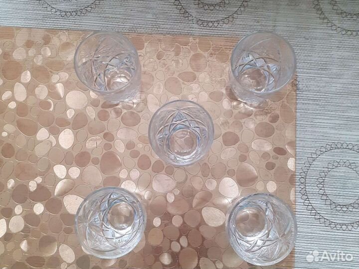 Стопки хрустальные