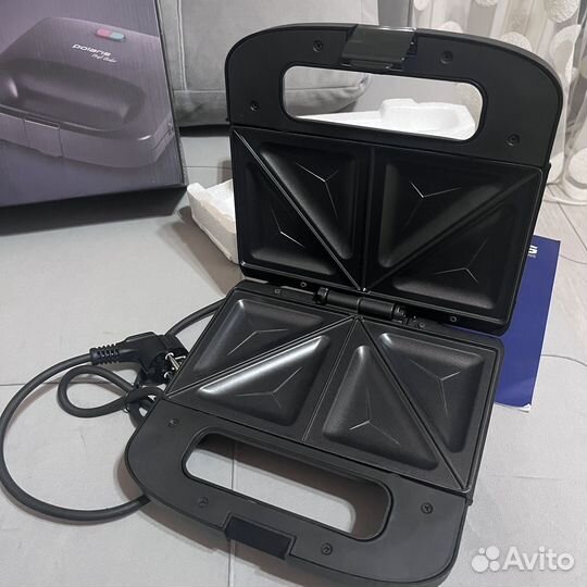 Электрическая Сэндвичница гриль Polaris новая