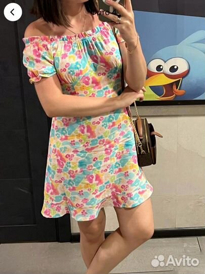 Вещи пакетом 44-46(платье, джинсы)