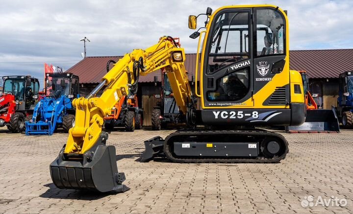 Мини-экскаватор Yuchai YC 25-8, 2024