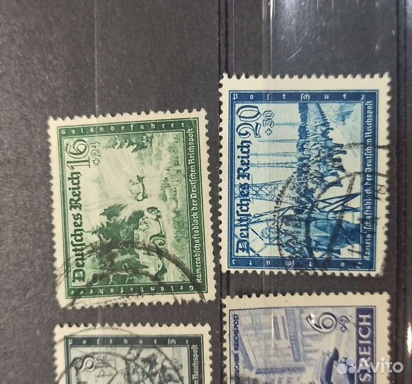 Почтовые марки Старой Германии 1944г. Почта