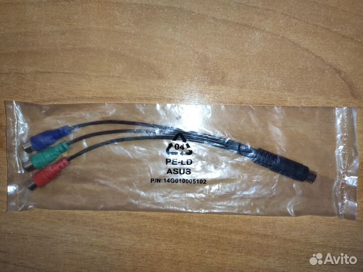 Кабель-переходник asus 7 PIN TV RCA-RGB VGA/svga