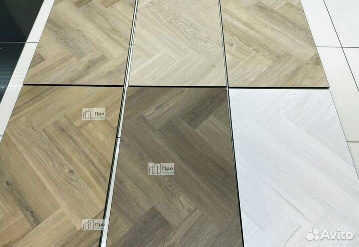 Кварцвиниловый ламинат елочка