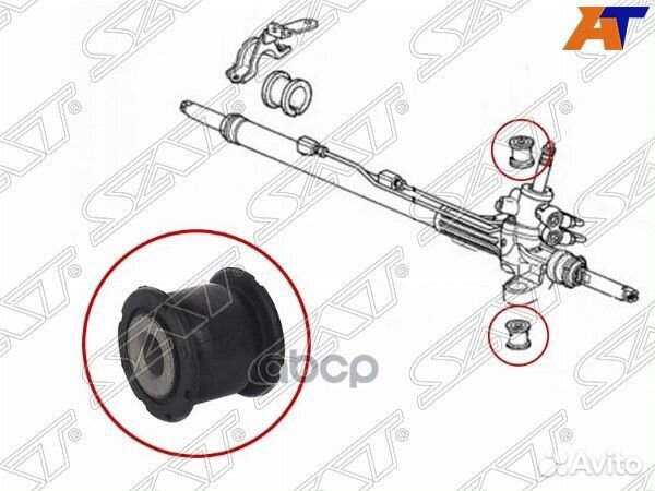 Сайлентблок рулевой рейки honda stepwgn 01-05/P