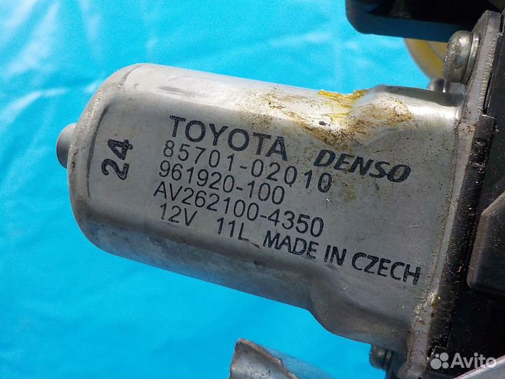 Стеклоподъемник задний левый toyota Avensis 3 (T27
