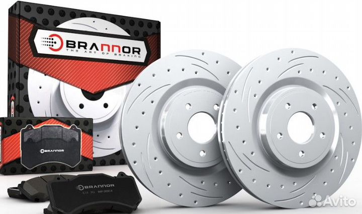 Тормозные диски и колодки brannor
