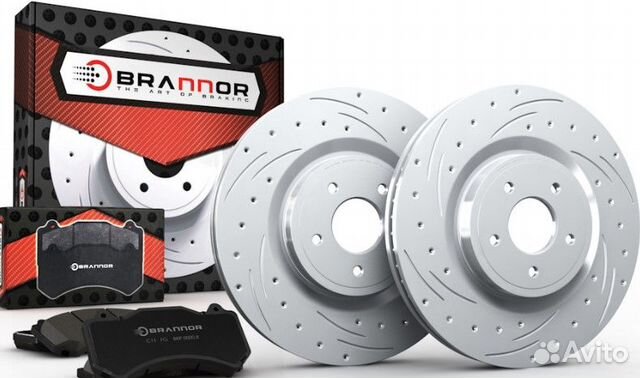 Тормозные диски и колодки brannor