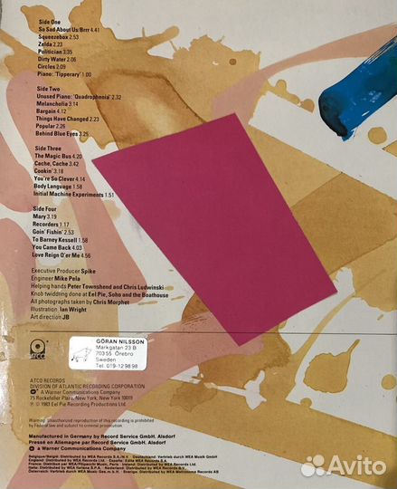 Pete Townshed (The Who) Scoop 2LP