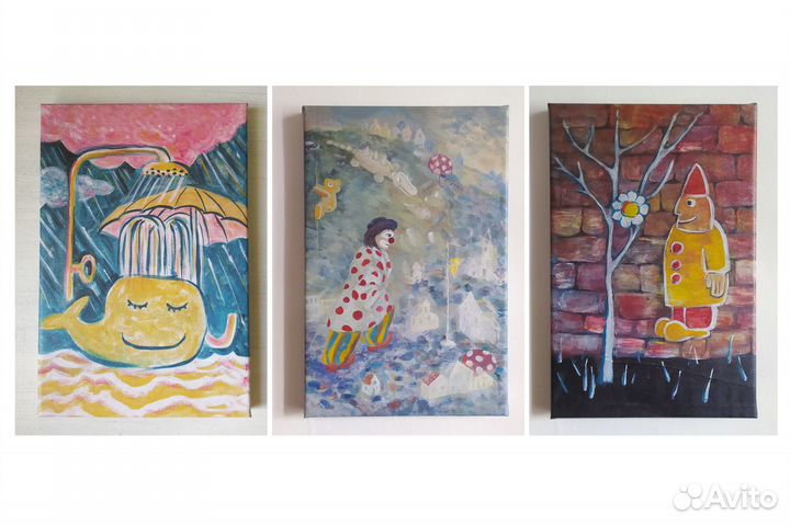 Принты на холсте 