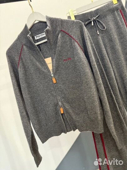 Кашемировый спортивный костюм Miu miu lux