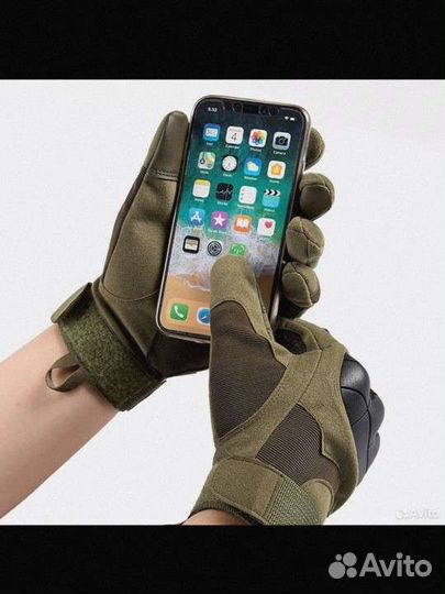 Перчатки тактические полнопалые и беспалые олива