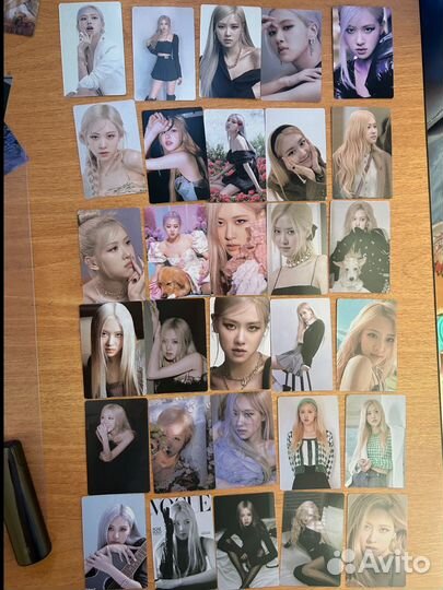 Карты blackpink rose