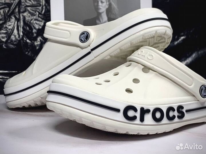 Crocs сабо женские белые 38-39