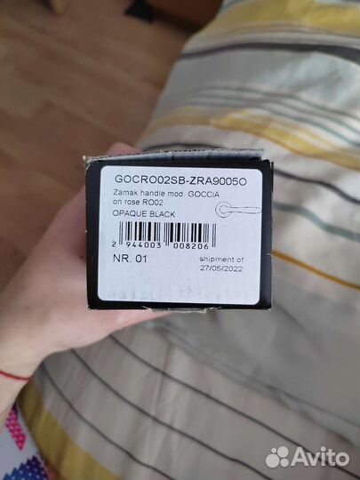 Ручка comit Profil Doors Goccia на розетке RO02