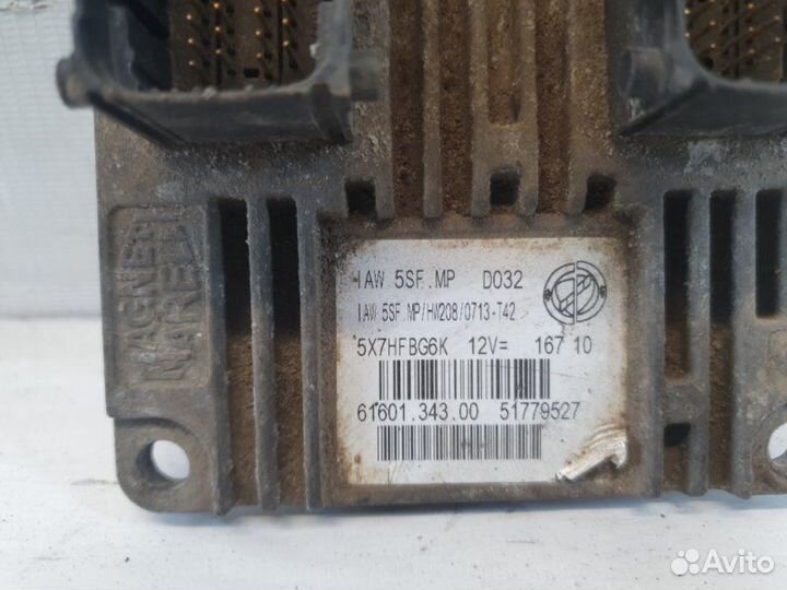 Блок управления двигателем Fiat Albea 350A1000