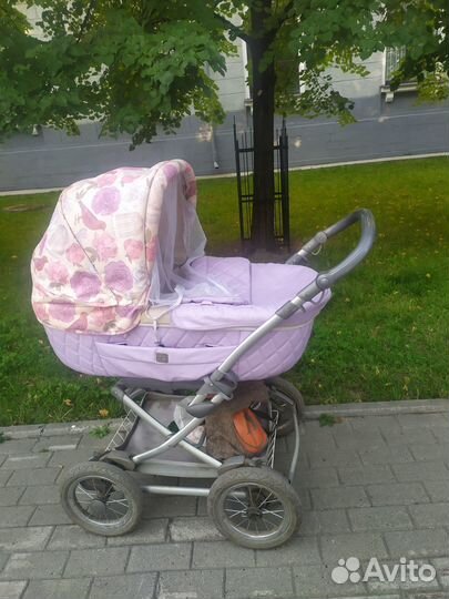 Коляска люлька для новорожденных Happy Baby