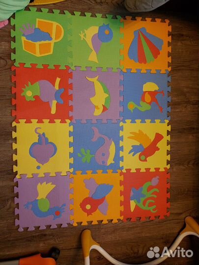 Коврик детский пазл